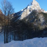 Discesa dall'osservatorio faunistico 